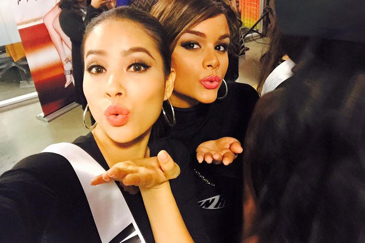 Hoa hau Pham Huong khoe eo con kien tai Miss Universe 2015-Hinh-4